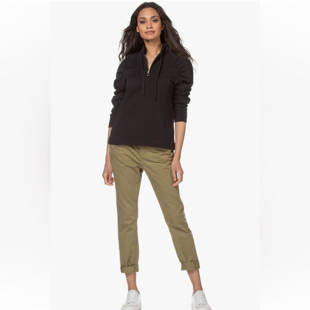 J.Crew‎ women’s size 10 Andie crop pants with rolled bottoms olive green color